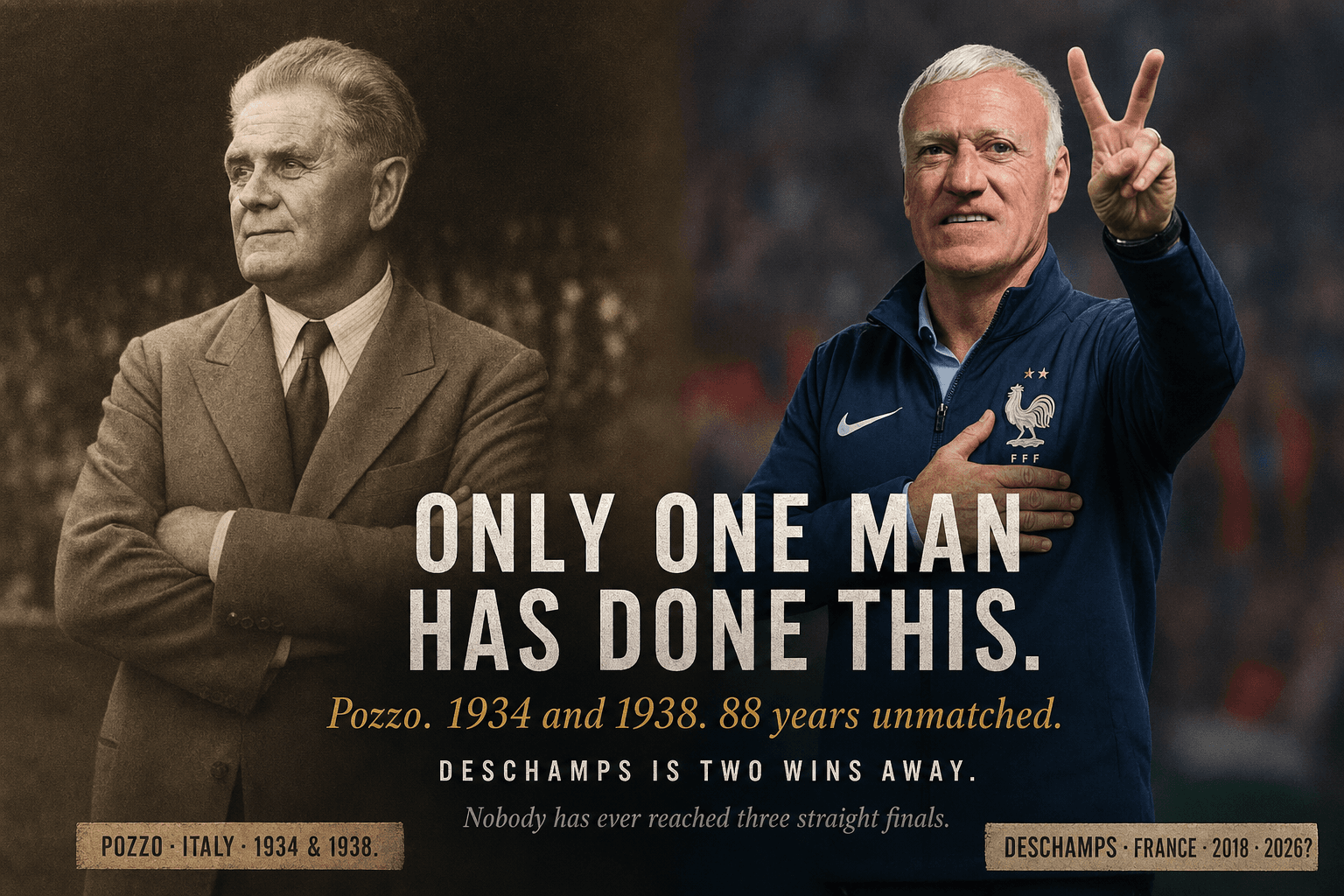Only One Manager Has Ever Won the World Cup Twice