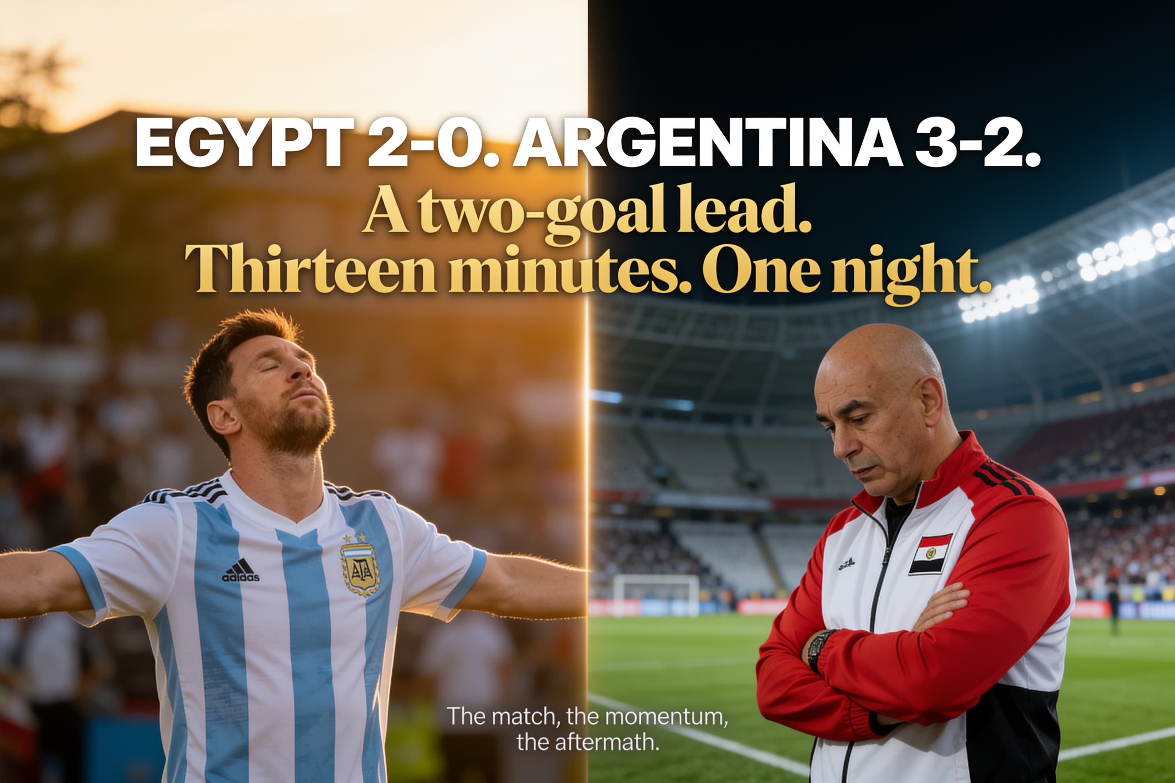 Egypt's Fury, Messi's Escape, and a Tactical Switch Nobody Noticed