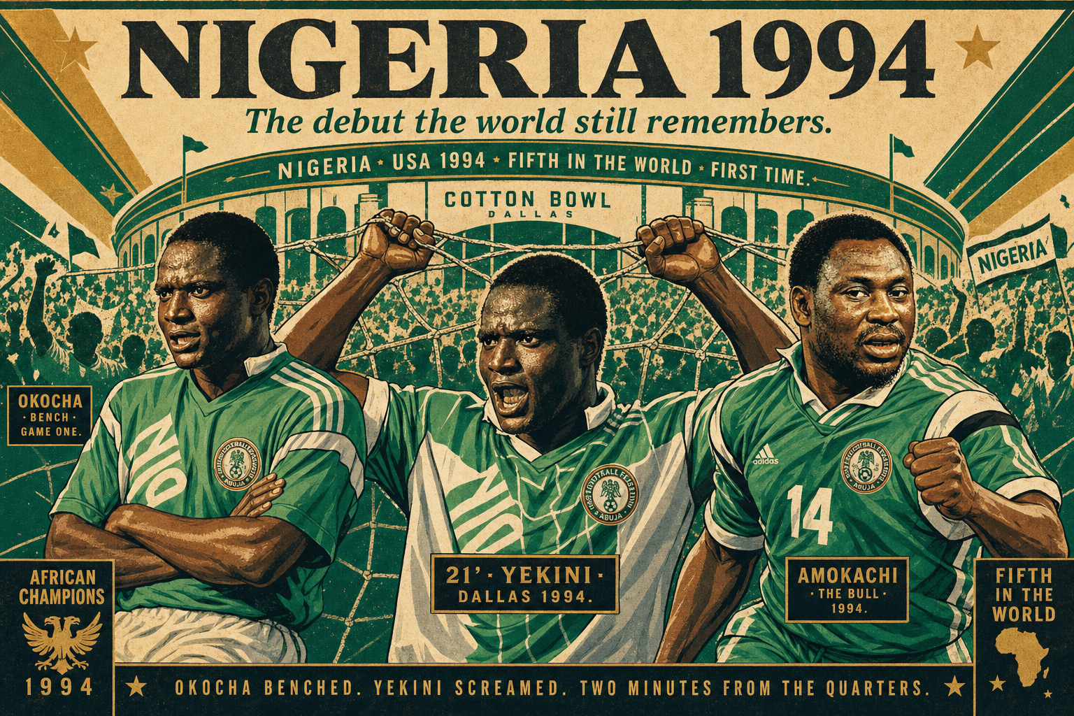 Nigeria 1994: Okocha Benched, Maradona's Last Game, Two Minutes
