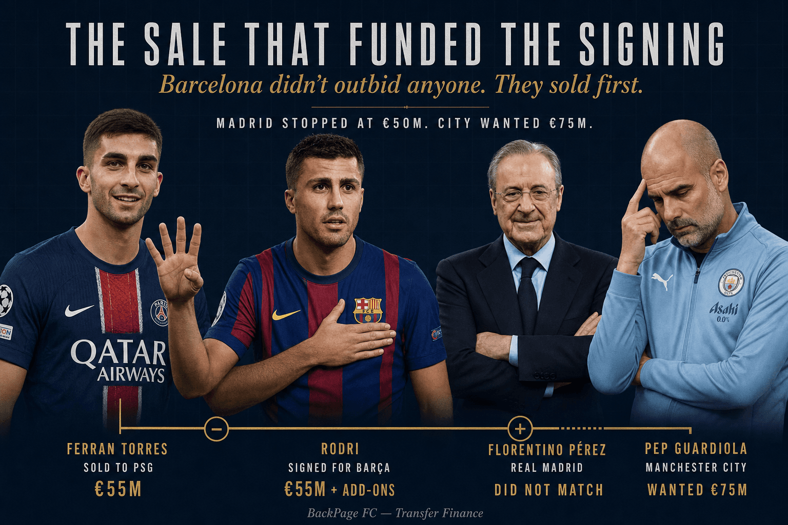 Barcelona Didn't Outbid Anyone for Rodri. They Sold Ferran Torres.