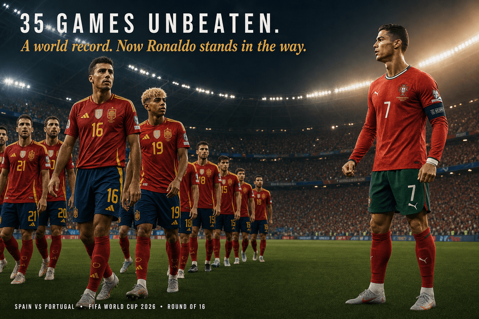 35 Games Unbeaten. A World Record. Now Ronaldo Stands in the Way.